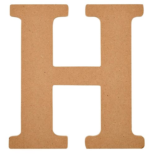 Plaid ® Wood Surfaces - 8 inch MDF Letter - H - 63587