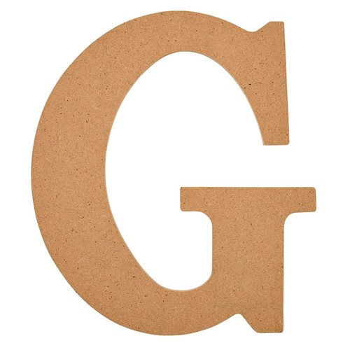 Plaid ® Wood Surfaces - 8 inch MDF Letter - G - 63586