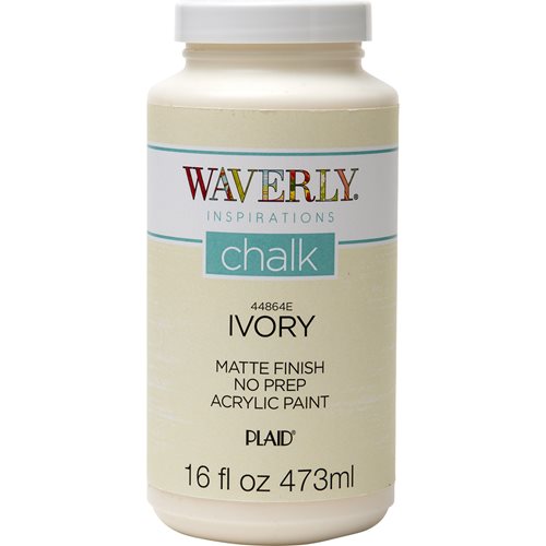 Waverly ® Inspirations Chalk Finish Acrylic Paint - Ivory, 16 oz. - 44864E