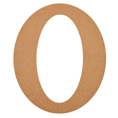 Plaid ® Wood Surfaces - 8 inch MDF Letter - O - 63594