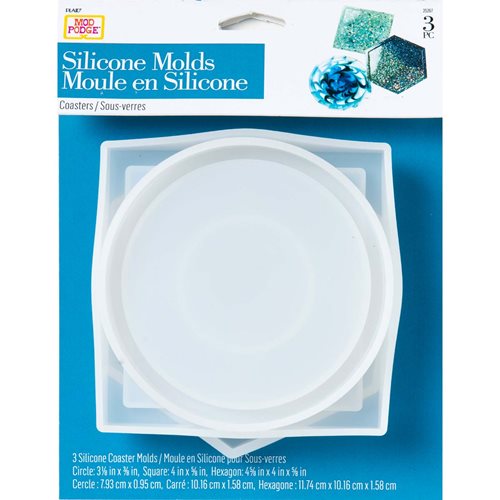 Mod Podge ® Silicone Molds - Coasters, 3 pc. - 25267