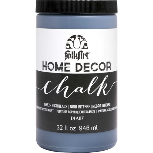 FolkArt ® Home Decor™ Chalk - Rich Black, 32 oz. - 34882