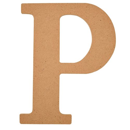 Plaid ® Wood Surfaces - 8 inch MDF Letter - P - 63595