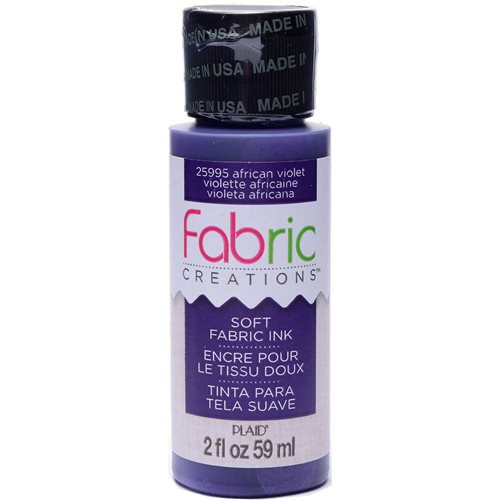 Fabric Creations™ Soft Fabric Inks - African Violet, 2 oz. - 25995