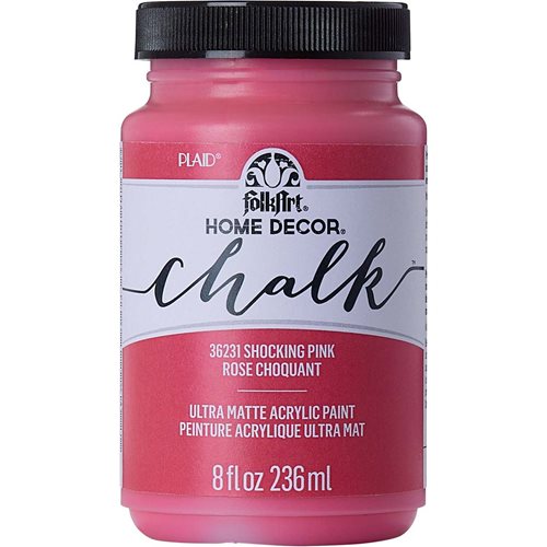 FolkArt ® Home Decor™ Chalk - Shocking Pink, 8 oz. - 36231