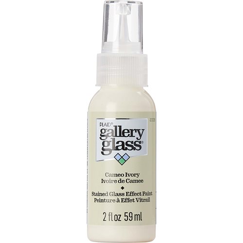 Gallery Glass ® Stained Glass Effect Paint - Cameo Ivory, 2 oz. - 20038