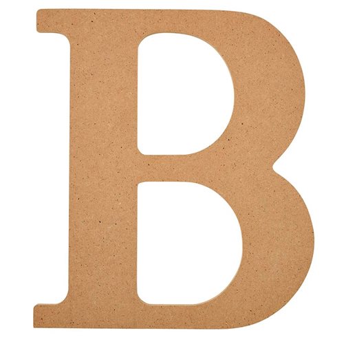 Plaid ® Wood Surfaces - 8 inch MDF Letter - B - 63581
