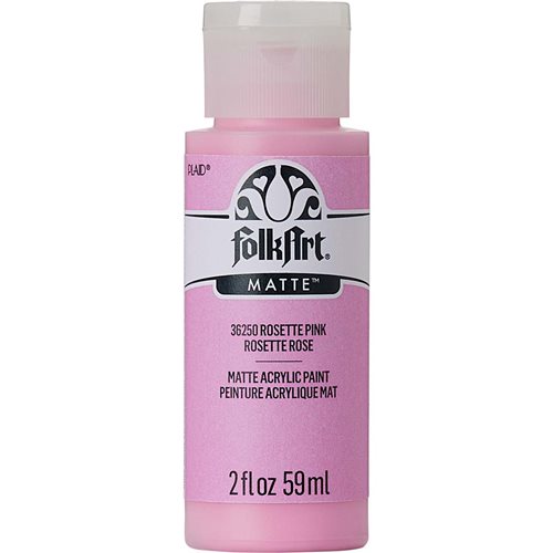FolkArt ® Acrylic Colors - Rosette Pink, 2 oz. - 36250