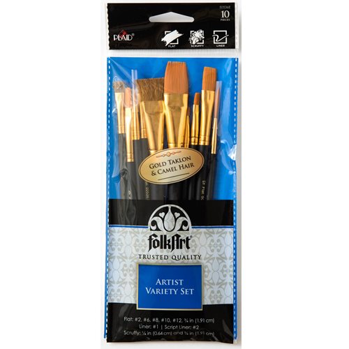 Folkart ® Brush Sets - Artist Variety Set, 10 pc. - 50536