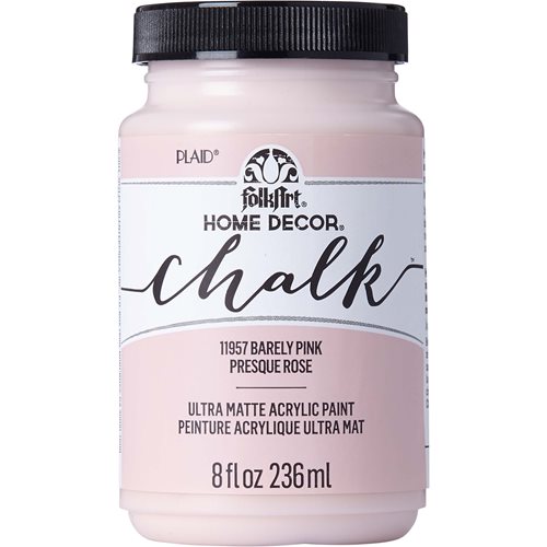 FolkArt Home Decor Chalk - Barely Pink, 8 oz. - 11957