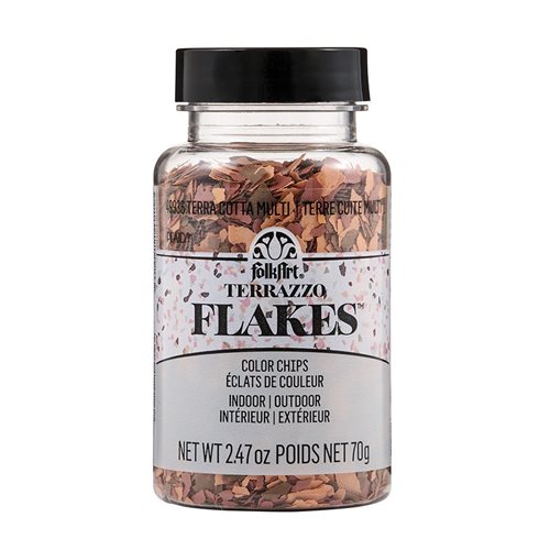 FolkArt ® Terrazzo Flakes - Terra Cotta Multi, 2.47 oz. - 49936